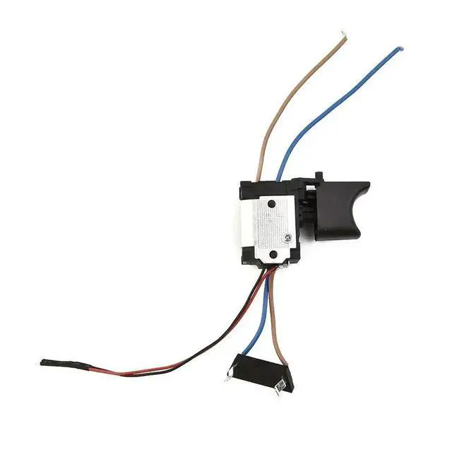 Alt view image 3 of 3 - AJMRTC 1Pc Electric Drill Trigger Switch, DC 7.224V Dustproof Speed Control Push Button Switch, Replacement Spare Part for Cordless Drill Power Tool Repair Accessories