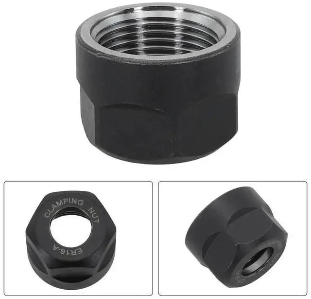 Alt view image 3 of 3 - AJMRTC AntiRust ER Clamp Nut Chuck Holder, ERType Collet Clamping Nut Replacement for CNC Milling and Engraving Machines, HighPrecision Lathe Tool Accessory for Secure Collet Fixing Work