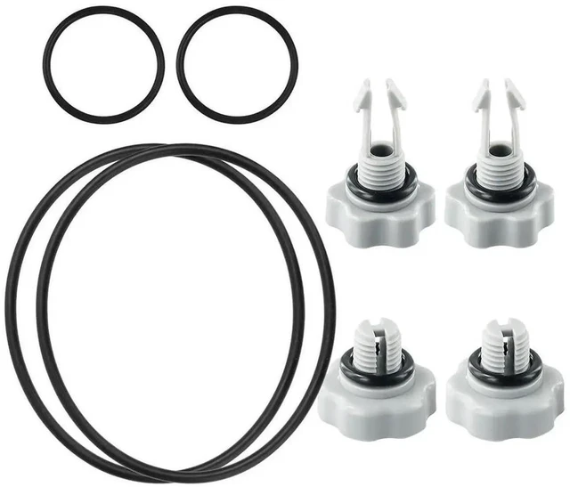 Main image of AJMRTC 1 Set Pool Filter Pump Seal Kit 25004/2500, Replacement ORing Gasket Seals for Intex 2500 GPH Swimming Pool Filter Pump, WearResistant Rubber Seal Repair Accessories for Pool Water Circulatio
