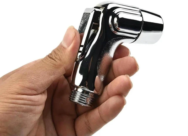 Alt view image 2 of 3 - AJMRTC LightWeight Handheld Bidet Spray Head, Ergonomic Toilet Douche Sprayer with G1/2Inch Connection, Practical Sanitary Hand Bidet Nozzle for Personal Hygiene Bathroom Replacement Accessory