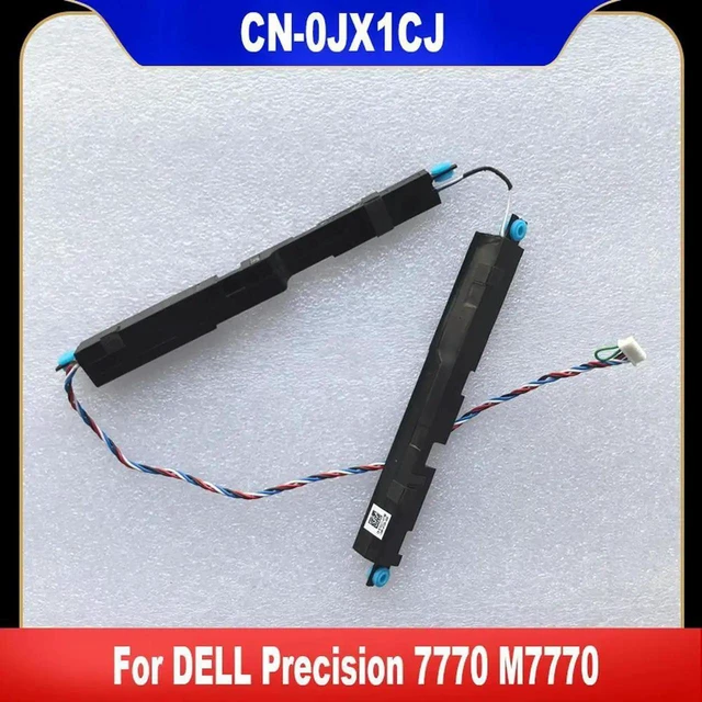 Main image of AJMRTC Laptop Internal Left & Right Builtin Speaker Replacement for Dell Precision 7770 M7770, Part Number 0JX1CJ CN0JX1CJ JX1CJ, Notebook Stereo Speaker Assembly Repair Spare Accessory