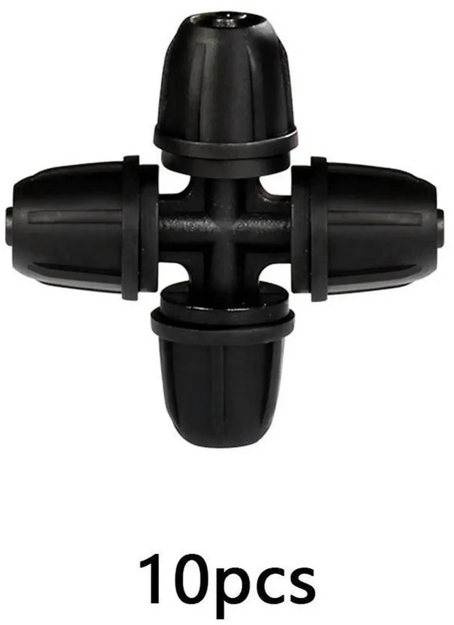 Alt view image 3 of 3 - AJMRTC Compact MultiOutlet Garden Irrigation Hose Connector, 47mm Tube Splitter Fitting, Drip Irrigation Accessory for Balcony Greenhouse Courtyard Plant Watering System Expansion
