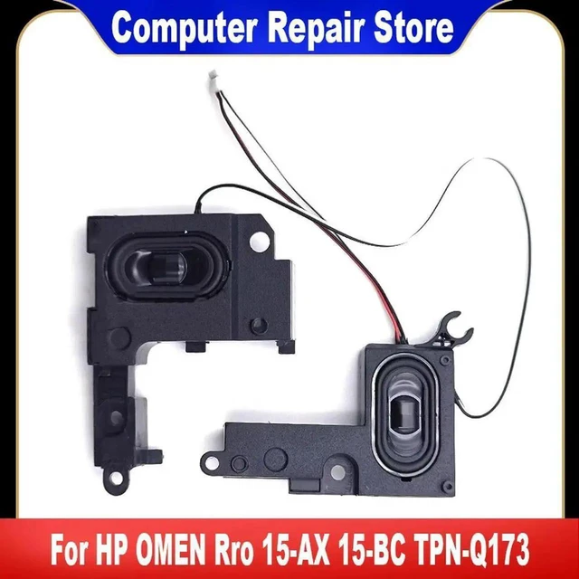Main image of AJMRTC Laptop Internal Builtin Stereo Speaker Replacement Kit, Left & Right Speaker for HP OMEN Pro 15AX 15DP 15BC TPNQ173 Notebook, Repair Spare Part for Cracked Muffled NoAudio Speaker