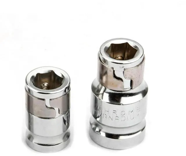 Alt view image 3 of 3 - AJMRTC 2Pcs 10mm Hexagon Socket Adapters, 3/8" & 1/2" Drive Bit Holders, 30mm / 40mm High Carbon Steel Screwdriver Bit Conversion Holders for Impact Wrench and Hand Tool Socket Conversion Jobs