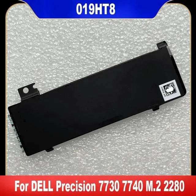 Main image of AJMRTC M.2 2280 SSD Heatsink Bracket Cover 019HT8 CN019HT8, Replacement Hard Drive Thermal Bracket for Dell Precision 7730 7740 Workstation Laptop SSD Cooling Repair Part