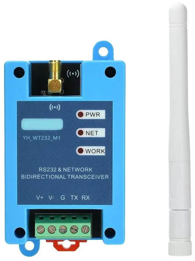 Main image of AJMRTC RS232 to 2.4GHz Wireless Transmission Module, MultiProtocol Serial Transceiver Unit, DC 924V Powered Serial Port Transmitter Receiver for Industrial Equipment Data Communication Projects