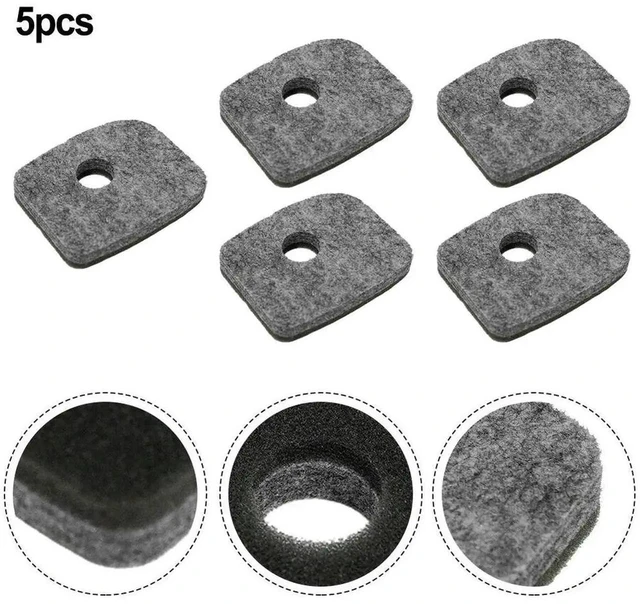 Alt view image 3 of 3 - AJMRTC 5Pcs Air Filter Replacement for STIHL BG56 BG66 BG86 BG86C Leaf Blowers, Part Number 4241 120 1800 / 42411201800, Garden Power Tool Air Cleaner Spare Parts for Lawn Equipment Maintenance