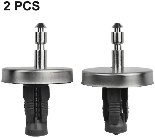 Main image of AJMRTC Soft Close Toilet Seat Hinges Pair, Stainless Steel Quick Release TopMount 45mm Center Distance Hinge Replacement Kit, Practical Spare Hardware Accessories for Toilet Seat Repair & Replacement