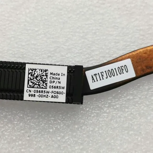 Alt view image 3 of 3 - AJMRTC 056R5W Laptop CPU Heatsink Radiator with Copper Tube, PN CN056R5W 56R5W AT1FJ0010F0, Replacement Thermal Cooling Module for Dell XPS 9350 XPS 9360 Notebook Repair Spare Parts