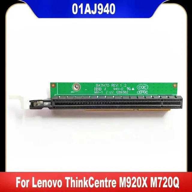 Main image of AJMRTC 01AJ940 PCIe X16 Riser Expansion Card, PCIE16 Graphics Adapter Board for Lenovo ThinkCentre M920X M720Q P330 Tiny5 SFF Desktop, Internal GPU Upgrade Replacement Spare Computer Hardware Parts