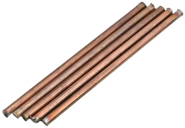 Main image of AJMRTC Pure Solid Copper Rod, 99.9% High Purity Copper Bar 4mm Diameter 100mm Length, Industrial Brass Copper Solid Round Rod for Metal Craft, DIY Model, Welding, Electrical Conductive Experiment Proj