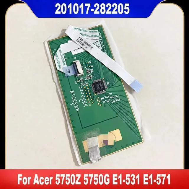 Main image of AJMRTC Laptop Touchpad Mouse Button Board 201017282205 PK090009K00 Replacement for Acer 5750 5750G E1531 E1571 7560 NV55S 5741 5740 Notebook Trackpad Control PCB Repair Part
