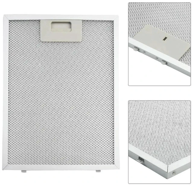 Alt view image 2 of 3 - AJMRTC Range Hood Grease Filter Mesh, 5Layer Aluminized Grease Filter 300 x 240 x 9mm, Efficient Grease Capture Replacement Filter Screen, Maintains Smooth Airflow for Kitchen Vent Hood Exhaust Syste