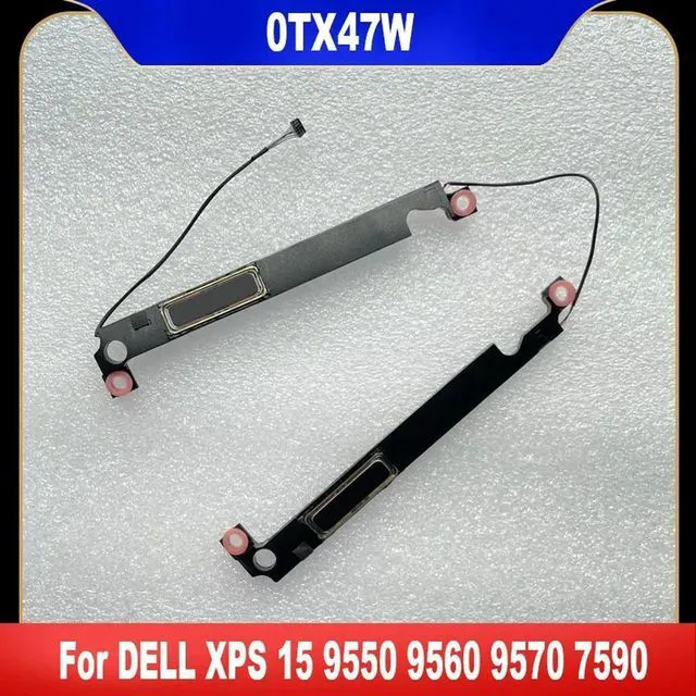 Main image of AJMRTC Laptop LeftRight Internal Speaker Set 0TX47W TX47W Replacement for Dell XPS 15 9550 9560 9570 7590 Precision 5510 5520 5530 5540 Notebook Stereo Audio Repair Spare Part