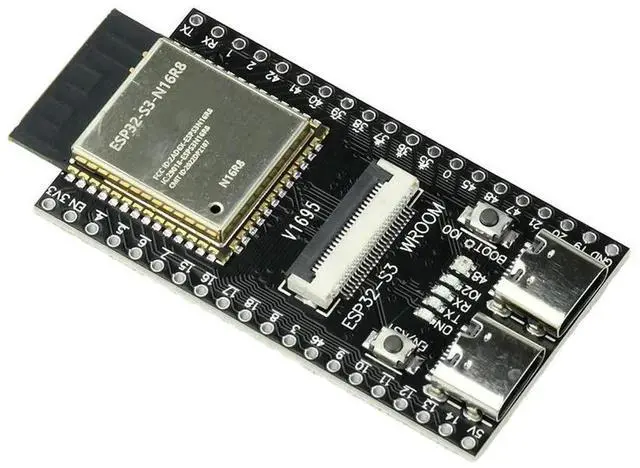 Alt view image 3 of 3 - AJMRTC ESP32S3WROOM1N16R8 CAM Development Board with OV3660 Camera, WiFi & BluetoothCompatible Module, 16MB Flash 8MB PSRAM for IoT Video Capture DIY Embedded Electronic Projects