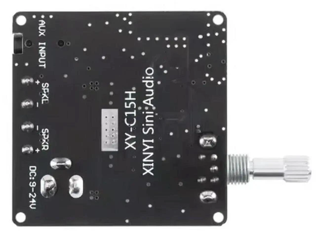 Alt view image 2 of 2 - AJMRTC XYC15H BluetoothCompatible Digital Amplifier Module, 20W*2 DualChannel Stereo Amp Board with 360Degree Infinite Stepless Tuning Knob for DIY Wireless Speaker, Home Audio System Modification