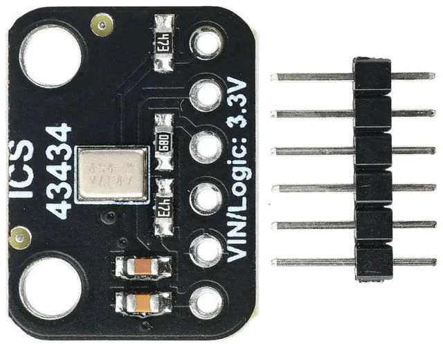 Alt view image 3 of 5 - AJMRTC ICS43434 I2S MEMS Microphone Mini Module, DC 1.5V3.6V LowPower Audio Collecting Board with Builtin LowPass Filter for Voice Acquisition, Embedded Audio DIY and IoT SoundRelated Projects
