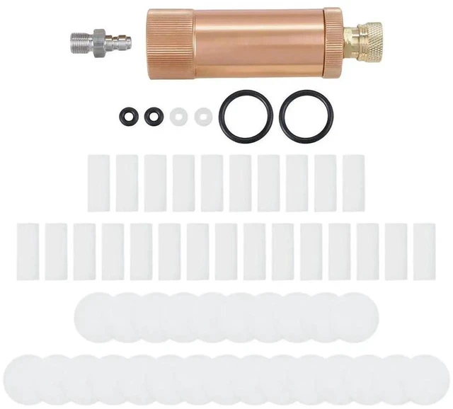 Main image of AJMRTC Air Filter & Oil Separator Replacement Set for 4500PSI HighPressure Hand Pump, M10*1 Thread Connector, EasyInstallation Filter Assembly for High Pressure Manual Pump Maintenance and Repair Wo