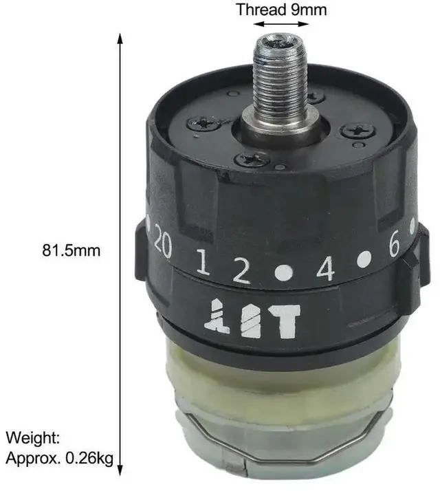 Alt view image 2 of 3 - AJMRTC Black Plastic Replacement Components for 16.8V Cordless Brushcutter, SelfLock Mechanism Spare Parts, WearResistant Garden Power Tool Accessories for Grass Trimmer Repair & Equipment Restorati