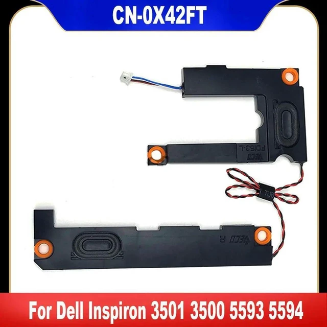 Main image of AJMRTC 0X42FT CN0X42FT Builtin Laptop Speaker Assembly, Internal Audio Replacement Speaker for Inspiron 3501 3500 5593 5594 Notebook, Left & Right Speaker Horn Set for Laptop Sound Repair