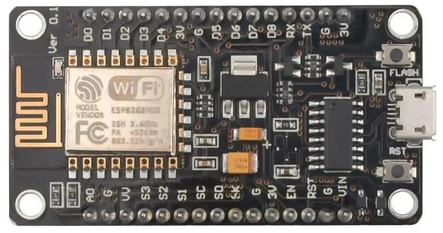 Alt view image 2 of 3 - AJMRTC ESP8266 Serial Module NodeMcu Lua V3 IoT Development Board, CH340 Chip WiFi Wireless Serial Port Module, OpenSource Lua Firmware Board for Arduino Microcontroller IoT DIY Projects