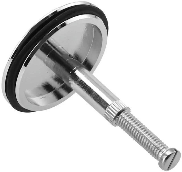 Alt view image 2 of 3 - AJMRTC 43mm Bathtub Stopper Replacement, Brass Electroplated Lightweight Bath Drain Stopper, Universal Alternative Spare Parts for Standard Bathtub Popup Drain Plumbing Repair