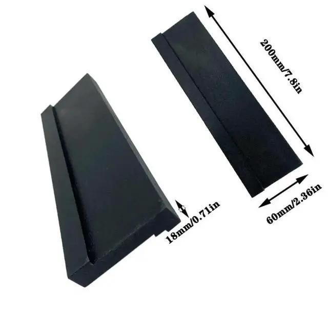 Alt view image 2 of 3 - AJMRTC Tapping Block for Floor Installation, UltraThin 1.5mm Beveled Edge Light Tap Assembly Tool, Professional Flooring Fit Impact Block for Home Renovation Laminate Vinyl Plank Flooring Repair