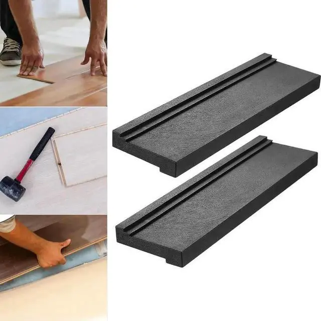 Alt view image 3 of 3 - AJMRTC Tapping Block for Floor Installation, UltraThin 1.5mm Beveled Edge Light Tap Assembly Tool, Professional Flooring Fit Impact Block for Home Renovation Laminate Vinyl Plank Flooring Repair