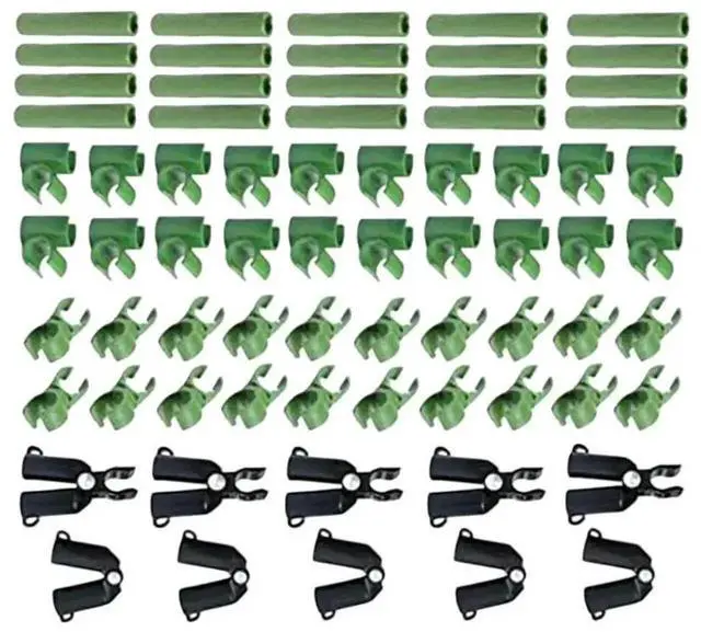 Alt view image 2 of 3 - AJMRTC Adjustable Garden Trellis Connector Parts, Stable Climbing Frame Joint Spare Components, Greenhouse Plant Support Connectors for Building Custom Climbing Plant Trellis Structures