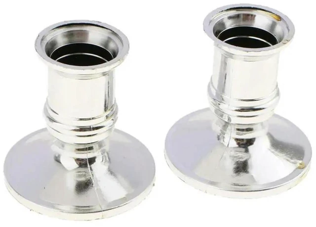 Alt view image 2 of 3 - AJMRTC 4Pcs Candle Holders Set, MultiStyle Taper Tea Light Pillar Candlestick Base, Decorative Tabletop Centerpiece for Home Kitchen Dining Table Wedding Party Decoration
