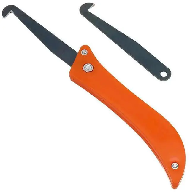 Alt view image 2 of 3 - AJMRTC Multifunctional Hand Hook Blade Tool Set, 21.2cm Length Replaceable Hook Blade Kit for Cleaning, Cutting, Removing Residue, Practical Convenient HandOperated Repair Hand Tool