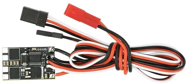 Alt view image 2 of 3 - AJMRTC DualChannel Bidirectional ESC for RC Models, 5A Current Electronic Speed Controller Compatible with 2S/3S LiPo Batteries, QuickInstall DIY Speed Controller for RC Vehicle Robotics Projects
