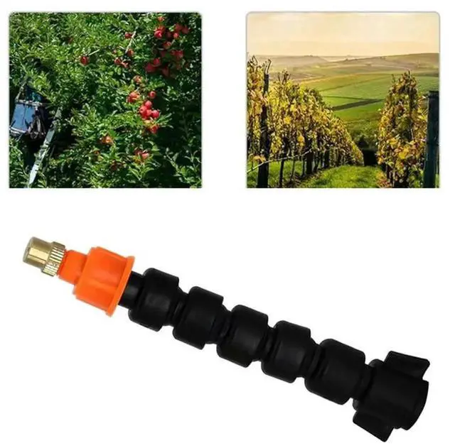 Alt view image 3 of 3 - AJMRTC Adjustable Garden Sprayer Nozzle, Outdoor Cleaning Sprayer Head with Robust Variable Spray Pattern & Adjustable Water Pressure, Black Replacement Sprayer Accessory for Yard Garden Washing Tasks