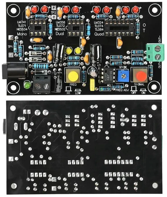 Main image of AJMRTC DC 12V T2 Operational Amplifier Tester, HighSpeed & LowSpeed Op Amp Testing Tool for Single Dual Quad Op Amps, Portable Operational Amplifier Test Module for Electronic DIY Repair Lab Use