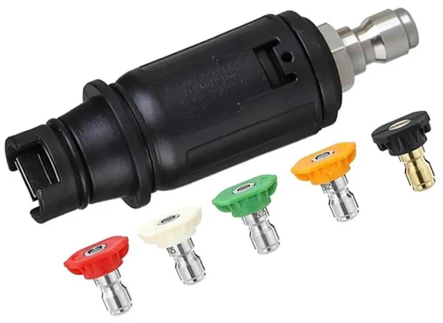Alt view image 2 of 3 - AJMRTC Quick Connect Adjustable Spray Nozzle for Pressure Washers, HeavyDuty Cleaning Nozzle with Adjustable Spray Angle, FastAttach Replacement Nozzle for HighPressure Washing Tasks