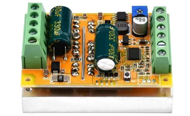 Main image of AJMRTC DC 6.550V 380W BLDC ThreePhase Brushless Motor PWM Controller, SensorLess HallLess DC Brushless Motor Driver for HallFree BLDC Motor Speed Regulation Industrial DIY Equipment Modification