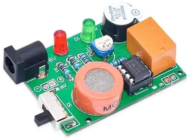 Main image of AJMRTC MQ3 Ethanol Detection Alarm Kit, Alcohol Tester Module DIY Welding Kit, Drunk Driving Alcohol Gas Detection Sensor Kit for Electronic DIY Experiment, Alcohol Concentration Detecting Project