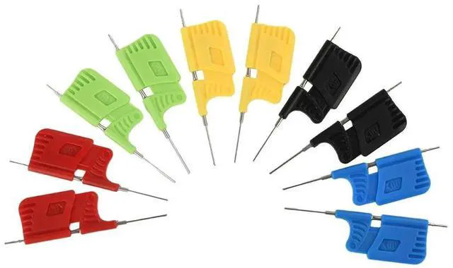 Alt view image 2 of 3 - AJMRTC 10PCS Universal SMD IC Chip Clip, Micro IC Test Clamp for SOP SOIC TSSOP TSOP SSOP MSOP PLCC QFP TQFP LQFP, Test Pin Clip for DIP Logic Analyzer Circuit Debugging