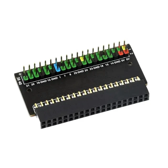 Alt view image 2 of 3 - AJMRTC Raspberry Pi 400 GPIO Header Adapter, 40Pin GPIO Header Expansion Breakout Board, IO Port Extension Accessory for Raspberry Pi 400 SingleBoard Keyboard Computer