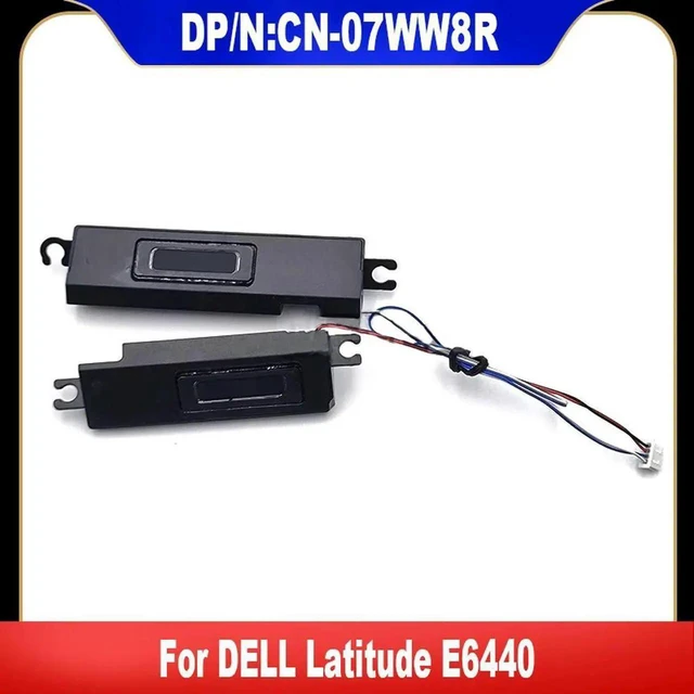Main image of AJMRTC 07WW8R Internal Laptop Stereo Speaker Set, 7WW8R Left & Right Loudspeaker Replacement for Dell Latitude E6440 Notebook, Builtin Audio Repair Spare Part