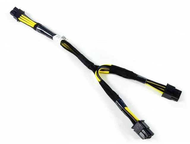 Alt view image 3 of 3 - AJMRTC TR5TP 0TR5TP 4VPD3 04VPD3 Server GPU Power Cable Harness, RisertoGPU Replacement Power Cables for Dell PowerEdge R740 R640 R740XD, Server Graphics Card Upgrade Repair Spare Parts