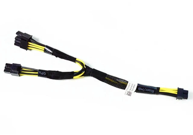 Alt view image 2 of 3 - AJMRTC TR5TP 0TR5TP 4VPD3 04VPD3 Server GPU Power Cable Harness, RisertoGPU Replacement Power Cables for Dell PowerEdge R740 R640 R740XD, Server Graphics Card Upgrade Repair Spare Parts