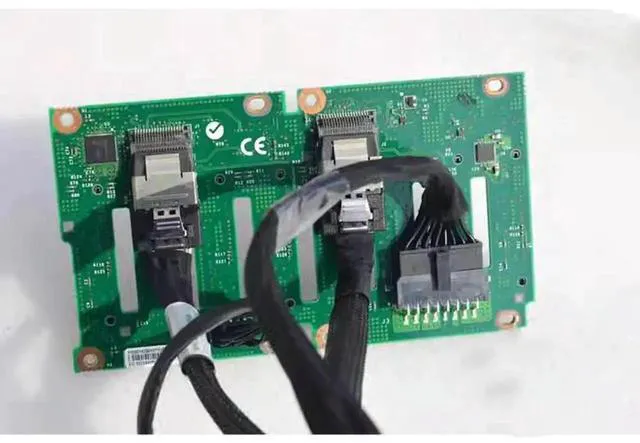 Alt view image 3 of 3 - AJMRTC 46W9187 94Y7751 8Disk Backplane Upgrade Kit with Cables, 8Bay 2.5Inch HotSwap SAS SATA HDD Backplane Replacement for IBM System X3500 M4 X3650 M4 Server Storage Upgrade Spare Parts