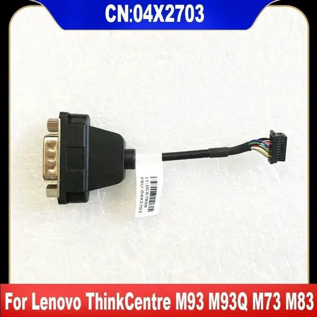 Main image of AJMRTC 04X2703 50mm COM Serial Port Cable Tiny Replacement Parts for ThinkCentre M93 M93P M73 M83, DB9 Serial Port Extension Cable, Internal COM Port Wire for Tiny Form Factor Desktop