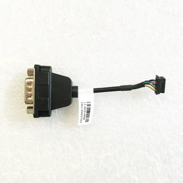 Alt view image 2 of 3 - AJMRTC 04X2703 50mm COM Serial Port Cable Tiny Replacement Parts for ThinkCentre M93 M93P M73 M83, DB9 Serial Port Extension Cable, Internal COM Port Wire for Tiny Form Factor Desktop