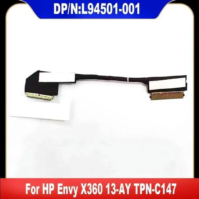 Main image of AJMRTC L94501001 DC02C00OV00 30Pin GPR31 EDP FHD LCD Screen Flex Cable Replacement for HP Envy X360 13AY TPNC147, LVDS Video Display Ribbon Wire Repair Spare Part, 100% Tested, Fast Shipping