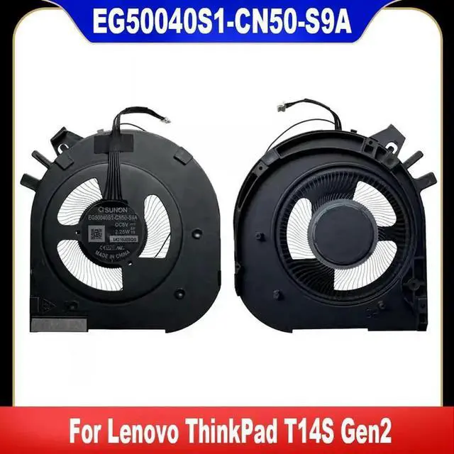Main image of AJMRTC Laptop CPU Cooling Fan EG50040S1CN50S9A, Replacement 4Pin PWM Internal Cooler Fan for Lenovo ThinkPad T14S Gen2 Gen3 Notebook Heat Dissipation Repair Spare Part