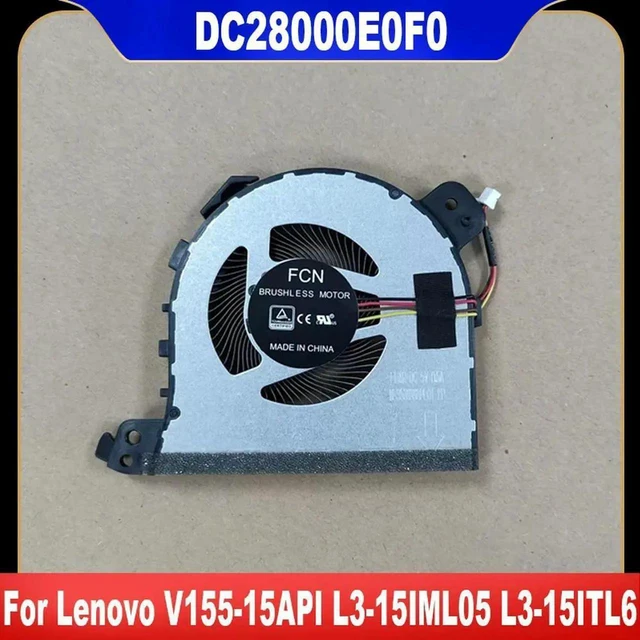 Main image of AJMRTC Laptop CPU Cooling Fan & Heatsink Radiator DC28000E0F0, Replacement Thermal Cooler Assembly for Lenovo V15515API L315IML05 L315ITL6 Notebook Heat Dissipation Repair Spare Part