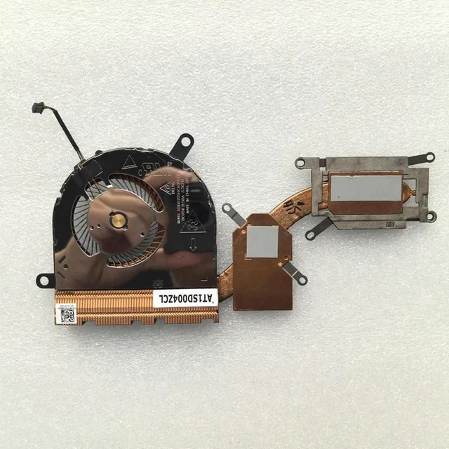 Alt view image 3 of 3 - AJMRTC CPU Cooling Fan with Heatsink Radiator for Dell Latitude 5480 5490 Laptop, Replacement PN 0NV7FD CN0NV7FD NV7FD AT1SD004ZAL, 4Pin PWM Internal Laptop Cooler Assembly