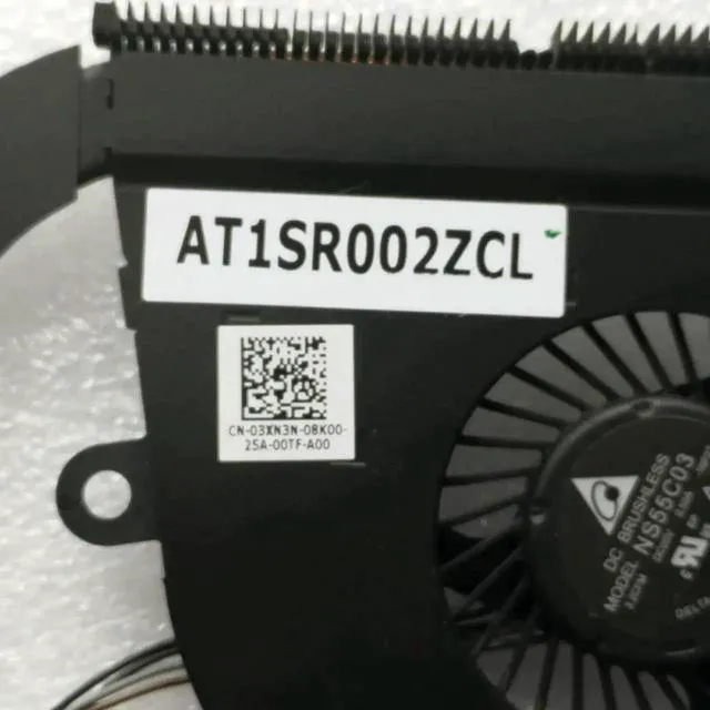 Alt view image 2 of 3 - AJMRTC CPU Cooling Fan with Heatsink Radiator for Dell Latitude 5280 E5280 Laptop, Replacement PN 03XN3N CN03XN3N 3XN3N AT1SR002ZAL EG50050S1CA70S9A, 4Pin PWM Internal Cooler Assembly